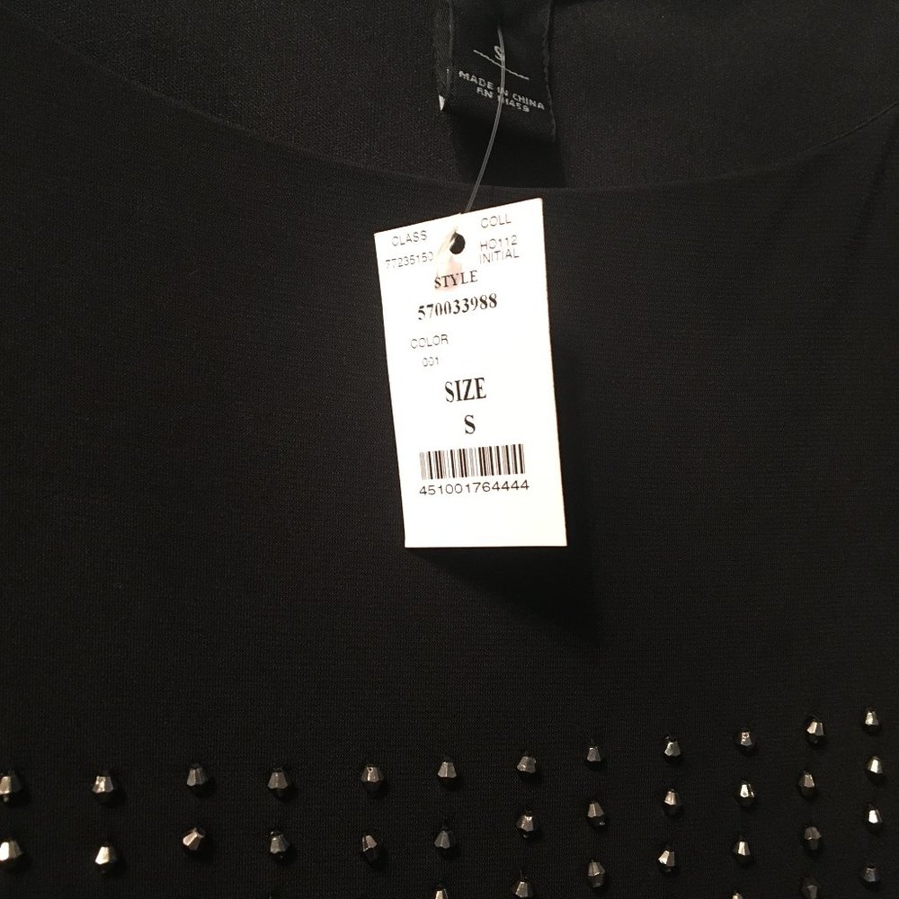 WHBM 	Bead-Stripe Dress - Picture 2 of 3